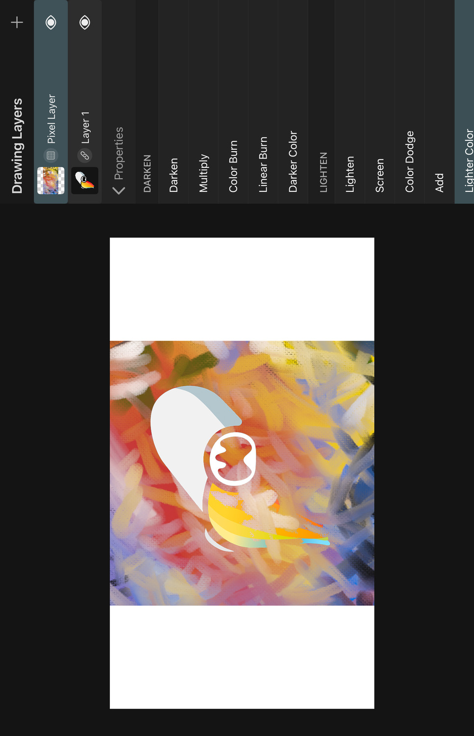 Lighter Color blend mode