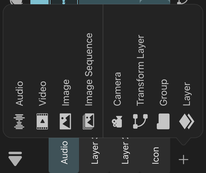 Image import via timeline